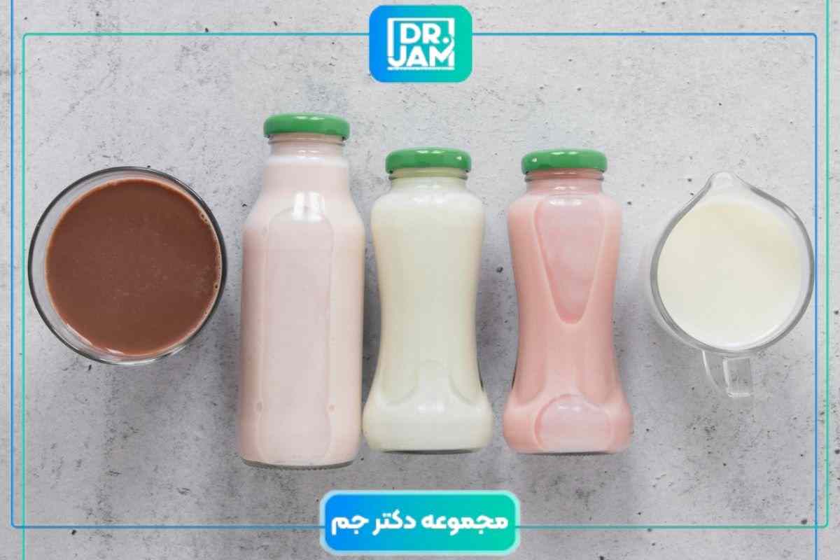 پروتئین وی با شیر